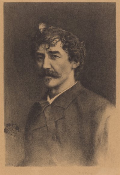 Portrait of Whistler by Thomas Robert Way