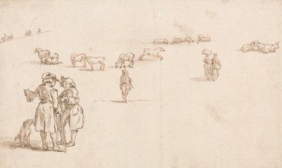 Figures, Horses and Cows by Thomas Ross
