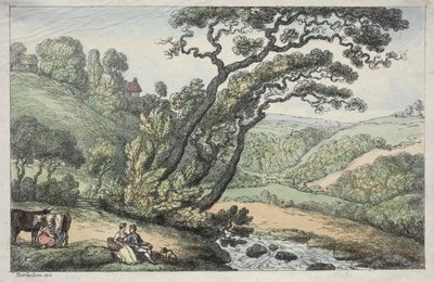 A Cornish View by Thomas Rowlandson