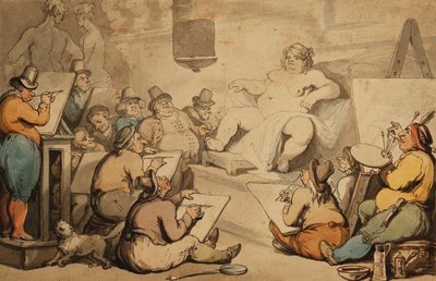A Dutch Academy by Thomas Rowlandson