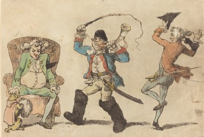 A Frenchman in November by Thomas Rowlandson