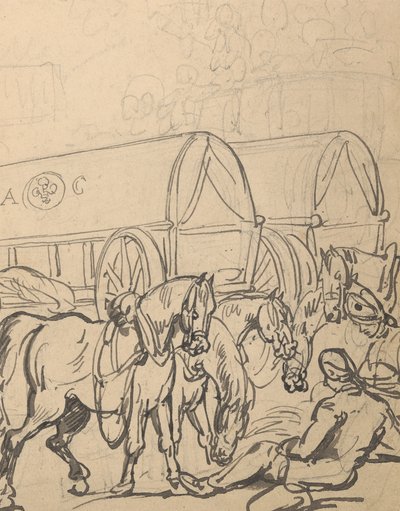 Album Drawing by Thomas Rowlandson