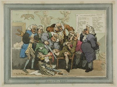 Amputation by Thomas Rowlandson