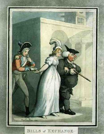 Bills of Exchange by Thomas Rowlandson