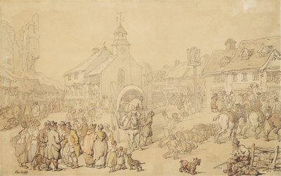 Cardiff by Thomas Rowlandson