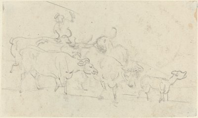 Cattle by Thomas Rowlandson