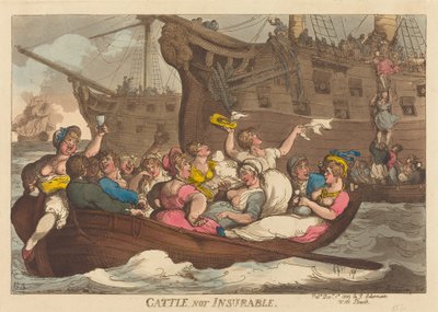 Cattle Not Insurable by Thomas Rowlandson