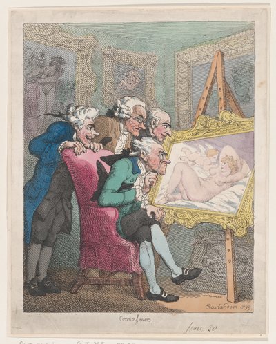 Connoisseurs by Thomas Rowlandson