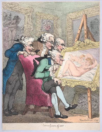 Connoisseurs by Thomas Rowlandson