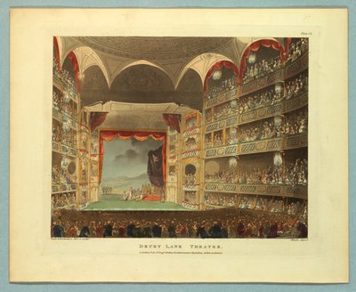 Drury Lane Theater from Ackermann