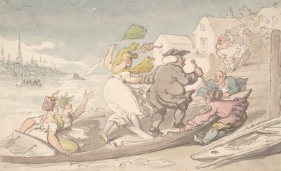 Easterly Winds by Thomas Rowlandson.