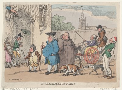 Englishman at Paris, 1807 by Thomas Rowlandson