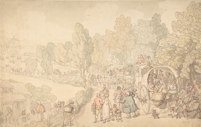 Fairlop Fair, Essex by Thomas Rowlandson