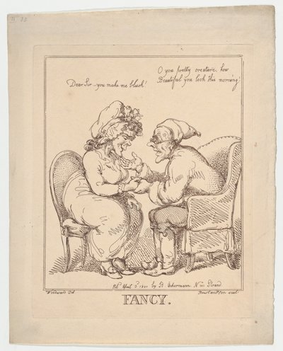 Fancy, July 20, 1801 by Thomas Rowlandson