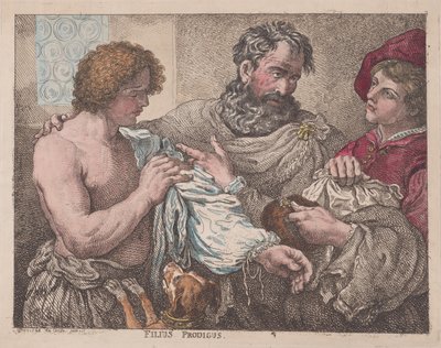 The Prodigal Son by Thomas Rowlandson