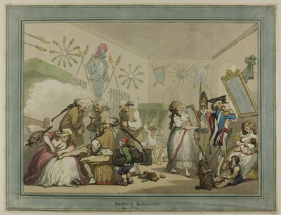 French Barracks by Thomas Rowlandson