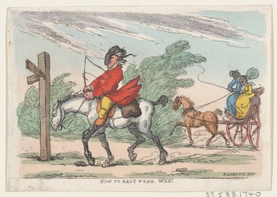 How to Lose Your Way, 1803-1815 by Thomas Rowlandson