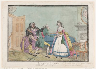 Introduction, November 30, 1793 by Thomas Rowlandson