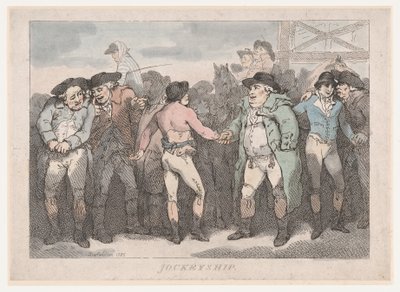 Jockeyship, November 31, 1785 by Thomas Rowlandson