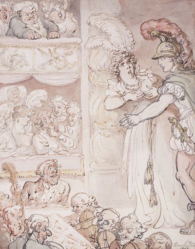 John Bull at the Opera by Thomas Rowlandson