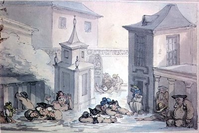 Matthew Brambles Trip to the Bath by Thomas Rowlandson