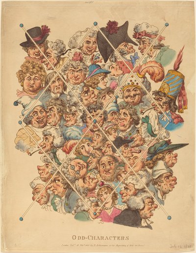 Odd-Characters by Thomas Rowlandson