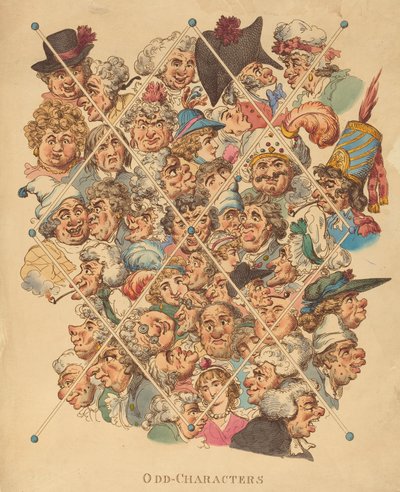 Odd-Characters by Thomas Rowlandson