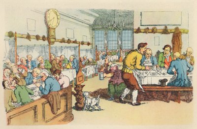 Scene in a Coffee House by Thomas Rowlandson