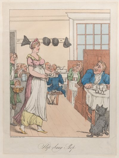 Slap-Bang Shop, 1815 by Thomas Rowlandson