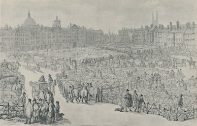 Smithfield Market by Thomas Rowlandson