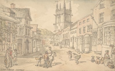 St. Austle, Cornwall, 1780-1827 by Thomas Rowlandson