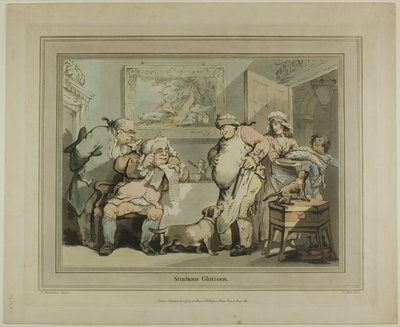 Studious Gluttons by Thomas Rowlandson