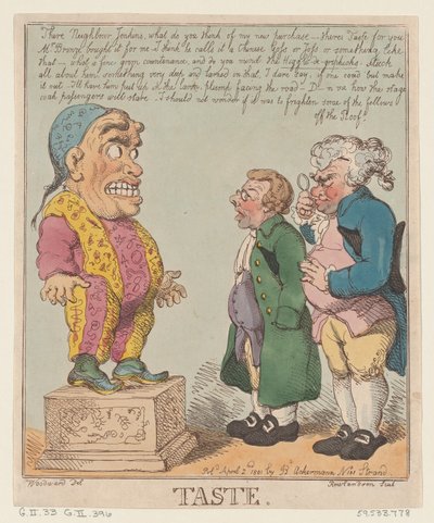 Taste by Thomas Rowlandson