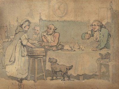 Tavern scene by Thomas Rowlandson