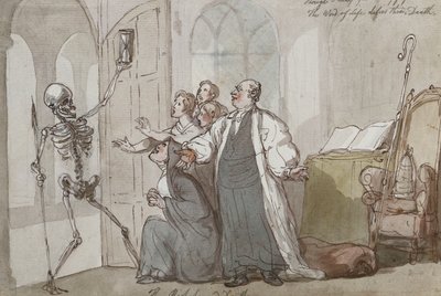 The Bishop and Death by Thomas Rowlandson