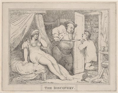 The Discovery by Thomas Rowlandson