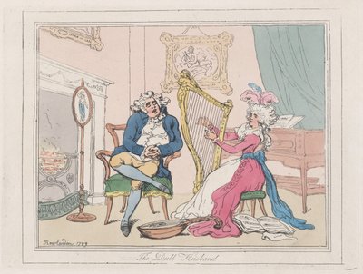 The Dull Husband by Thomas Rowlandson