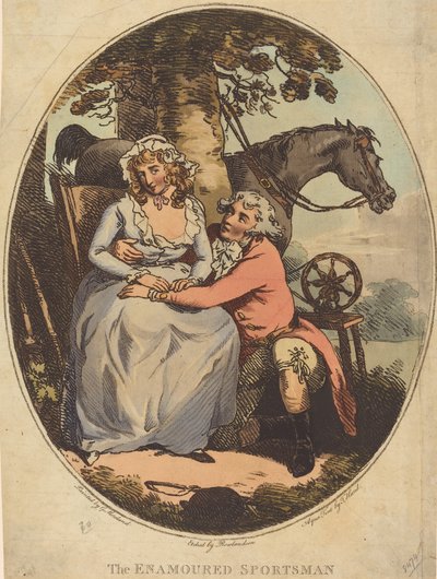 The Enamoured Sportsman by Thomas Rowlandson