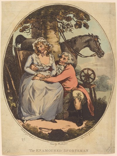 The Enamoured Sportsman by Thomas Rowlandson