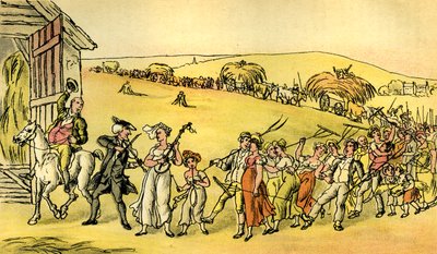 The Harvest Home by Thomas Rowlandson