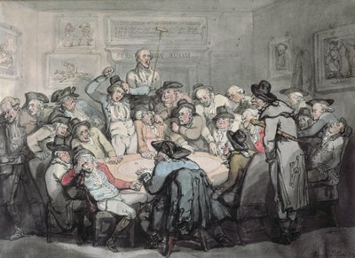 The Hazard Room by Thomas Rowlandson