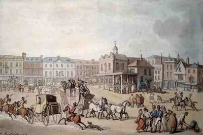 The Market Place, Kingston-upon-Thames by Thomas Rowlandson
