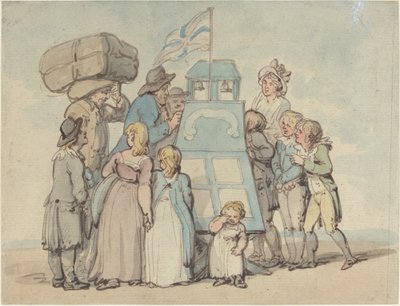 The Peep Show by Thomas Rowlandson