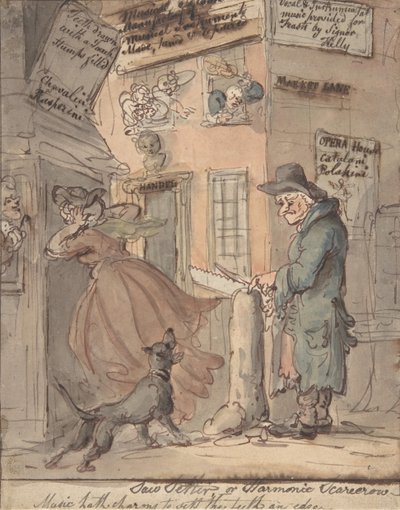 The Saw-Setter by Thomas Rowlandson