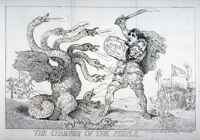 The Champion of the People by Thomas Rowlandson