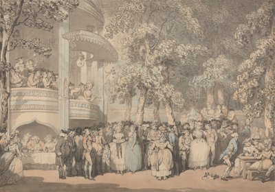Vauxhall Gardens by Thomas Rowlandson