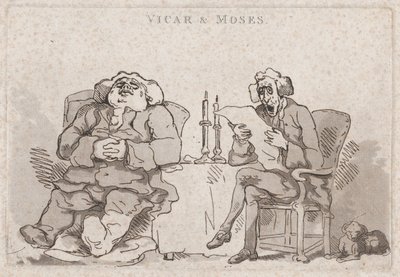 Vicar & Moses, 1786 by Thomas Rowlandson