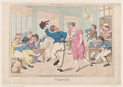 Wapping, September, 1807 by Thomas Rowlandson