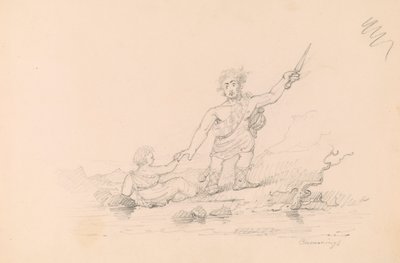 Soldier Rescuing Child by Thomas Seir Cummings