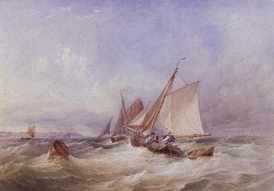 In the Solent by Thomas Sewell Robins